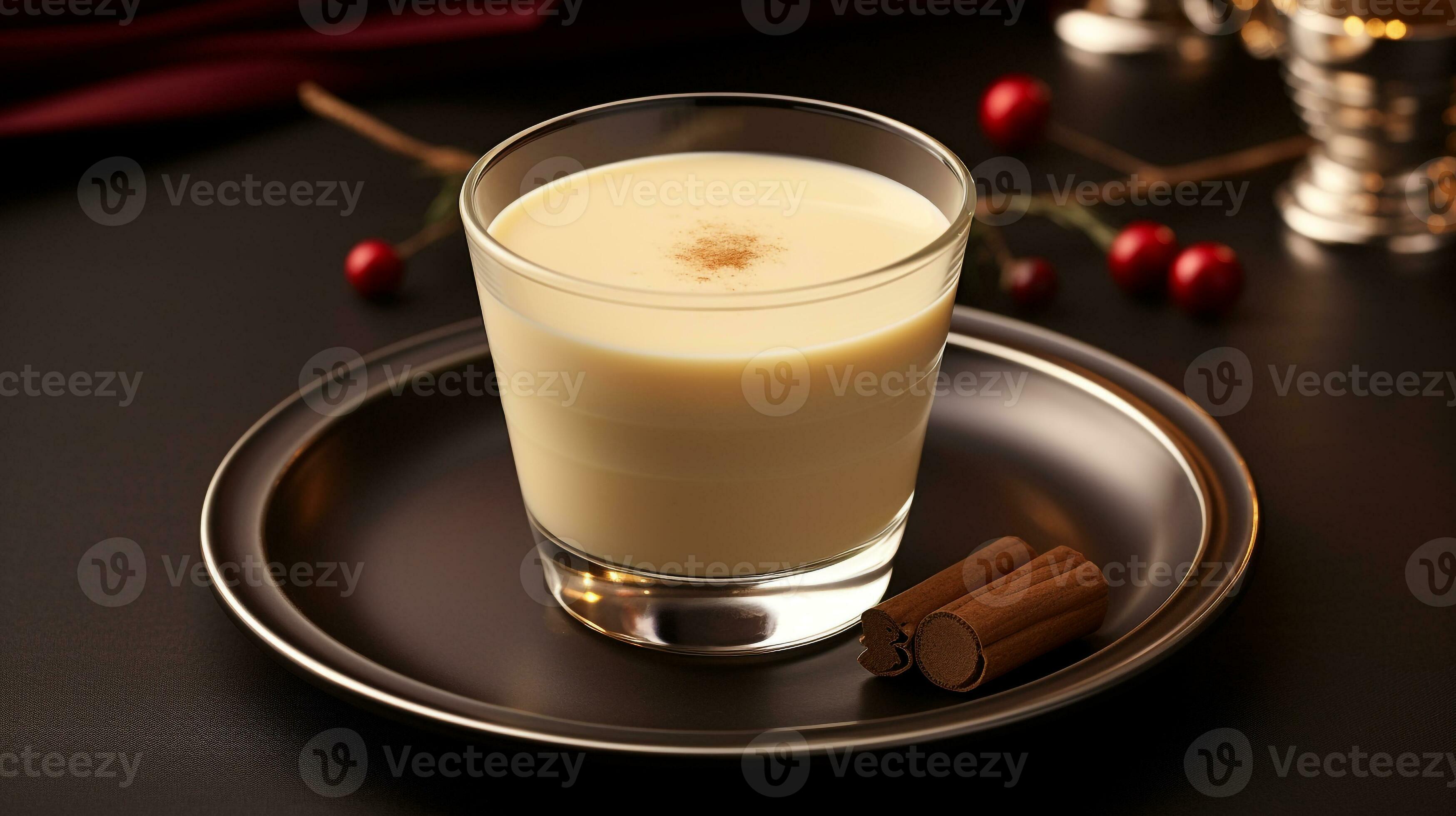 Photo of Eggnog as a dish in a highend restaurant. Generative AI 29295594 Stock Photo at Vecteezy