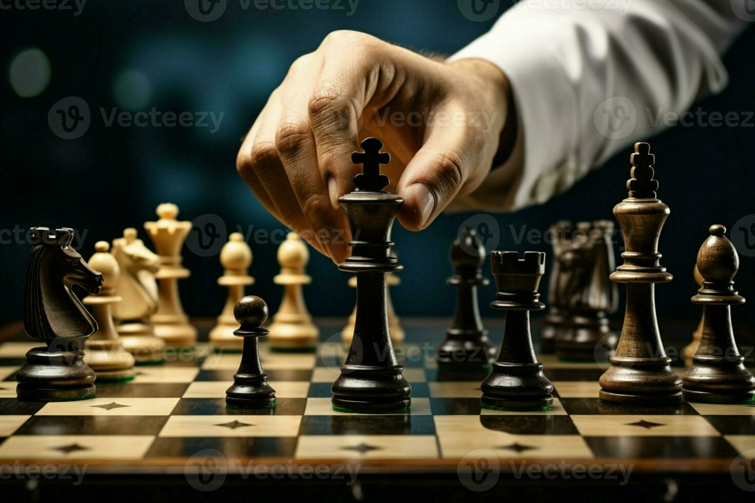 In the world of business, a chess piece symbolizes strategic financial  decisions Vertical Mobile Wallpaper AI Generated 31596906 Stock Photo at  Vecteezy