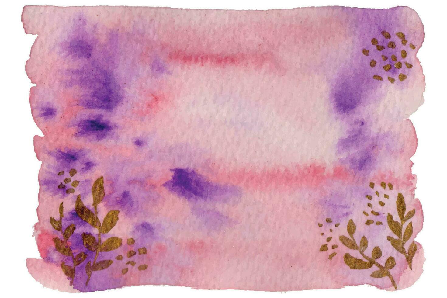 Violet Abstract Painting Watercolor Background vector