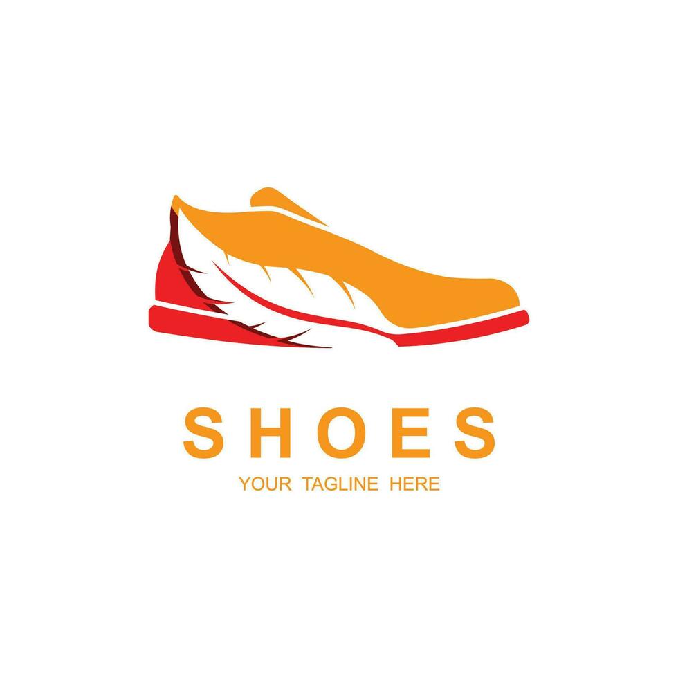 zapato logo vector icono ilustracion diseño