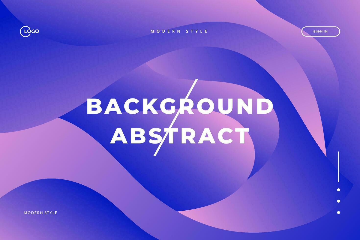 Blue Gradient Abstract Background Colorful Waves. Ideal for web design, presentations, digital creations, and various digital projects vector