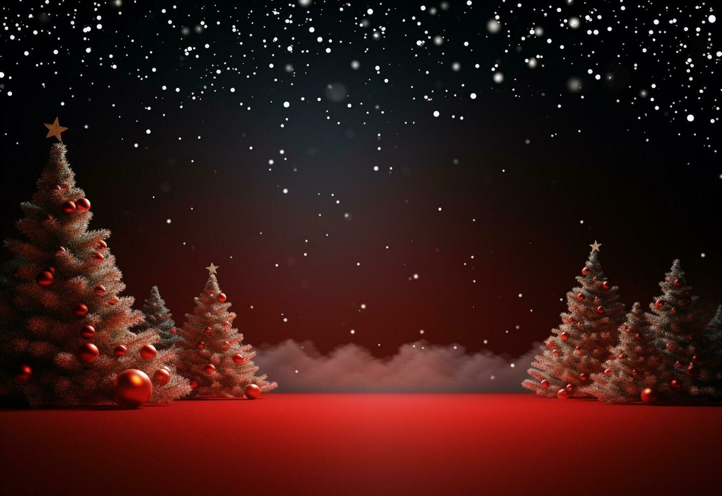 Ai generative Christmas background with negative space realistic image ultra hd high design very detailed photo