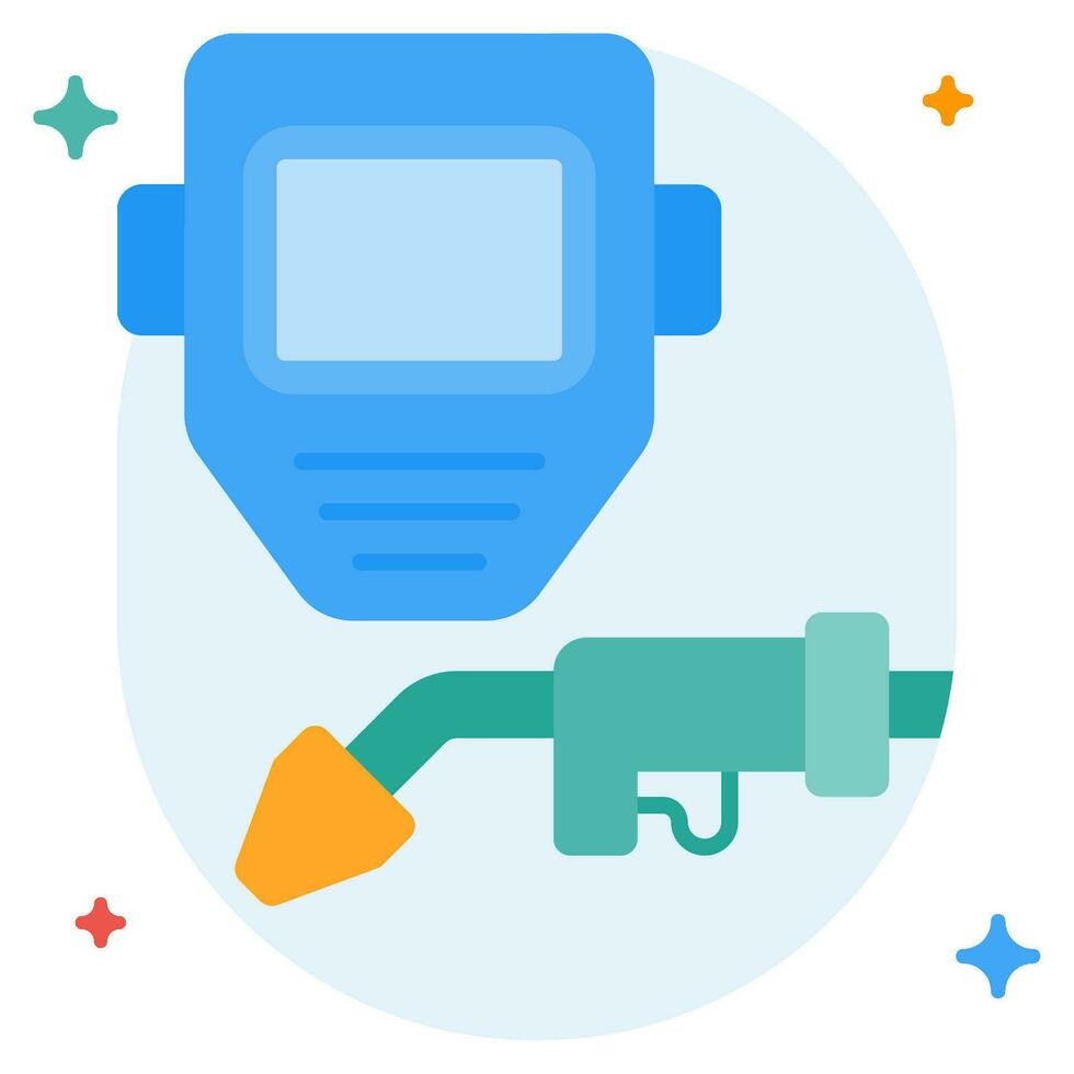 Welding Torch icon illustration, for uiux, infographic, etc vector