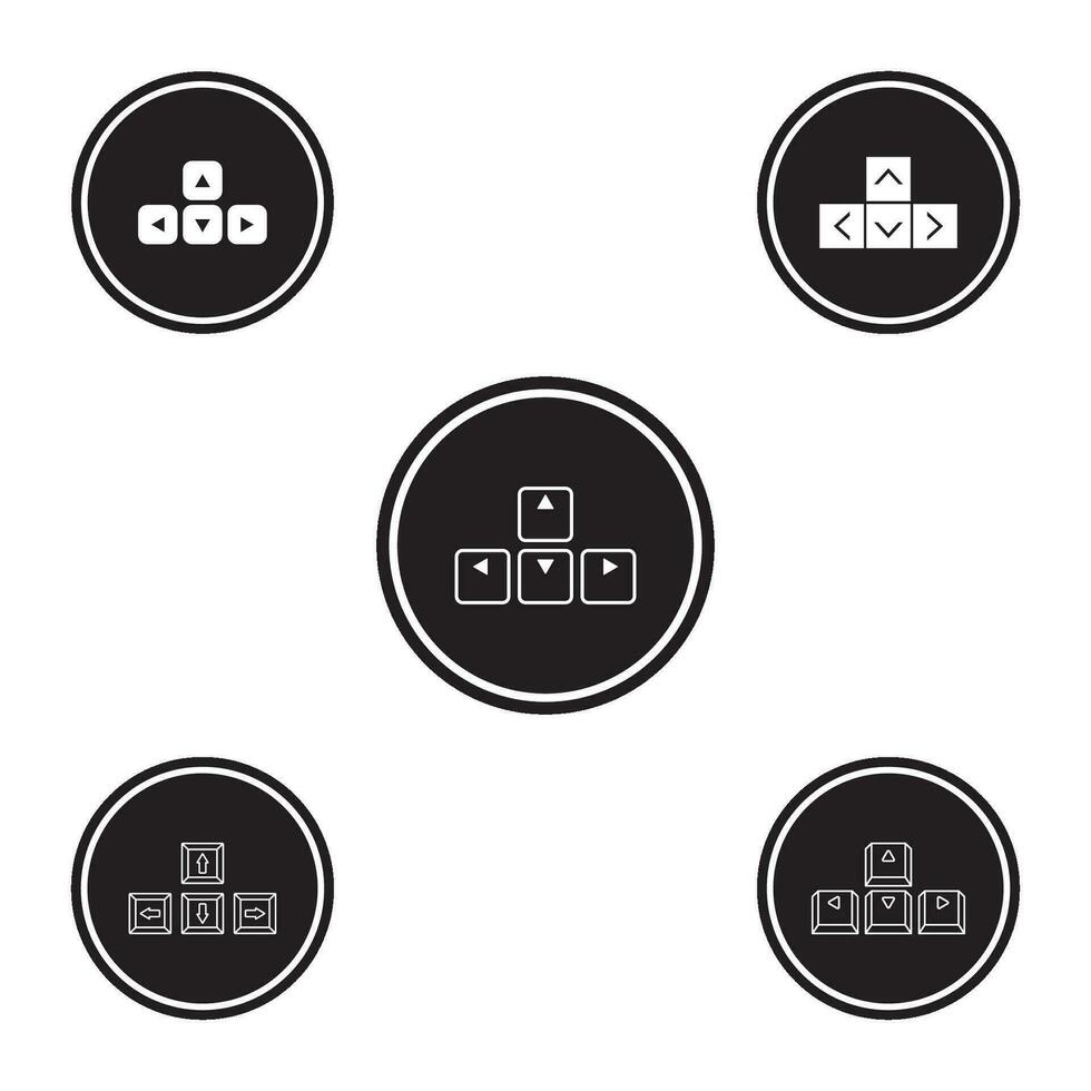 keyboard button icon vector
