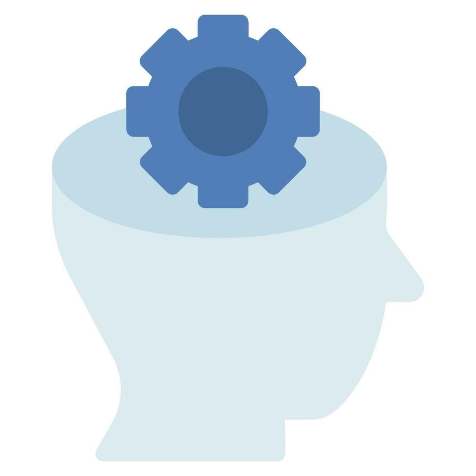 Anxiety Management Icon Illustration, for uiux, infographic, etc vector