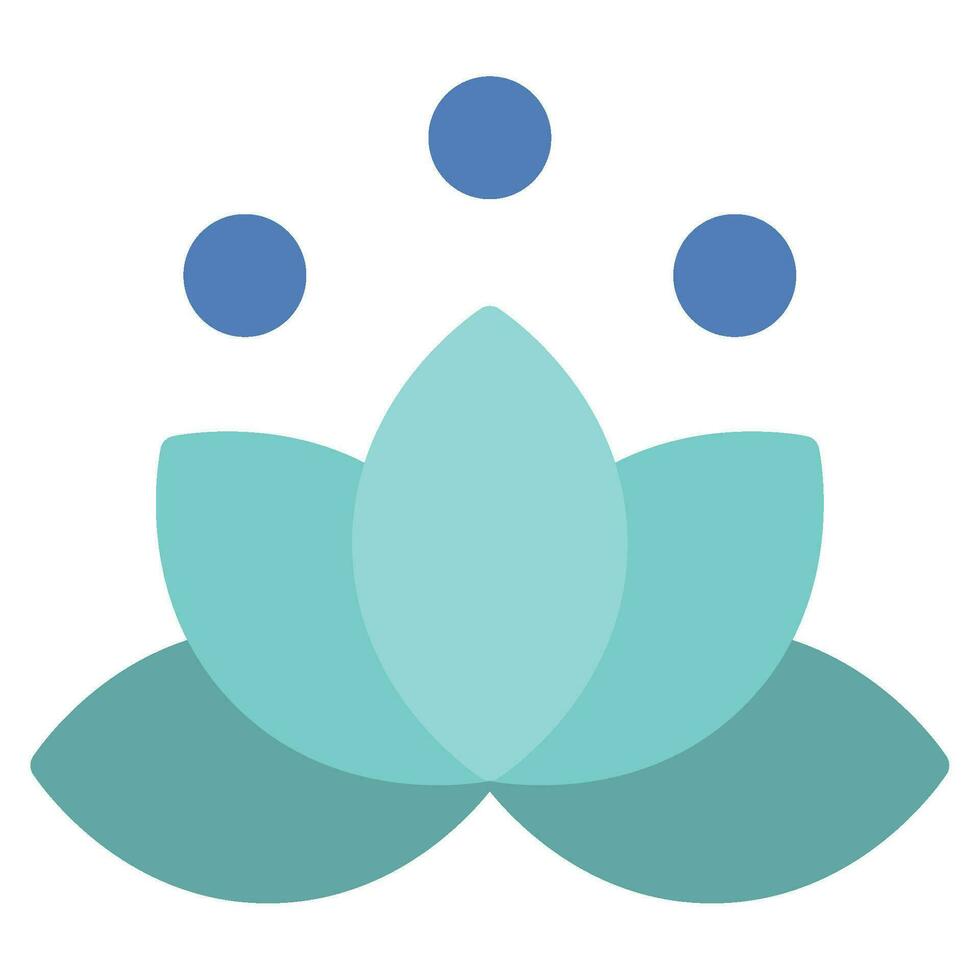 Mindfulness Meditation Icon Illustration, for uiux, infographic, etc vector