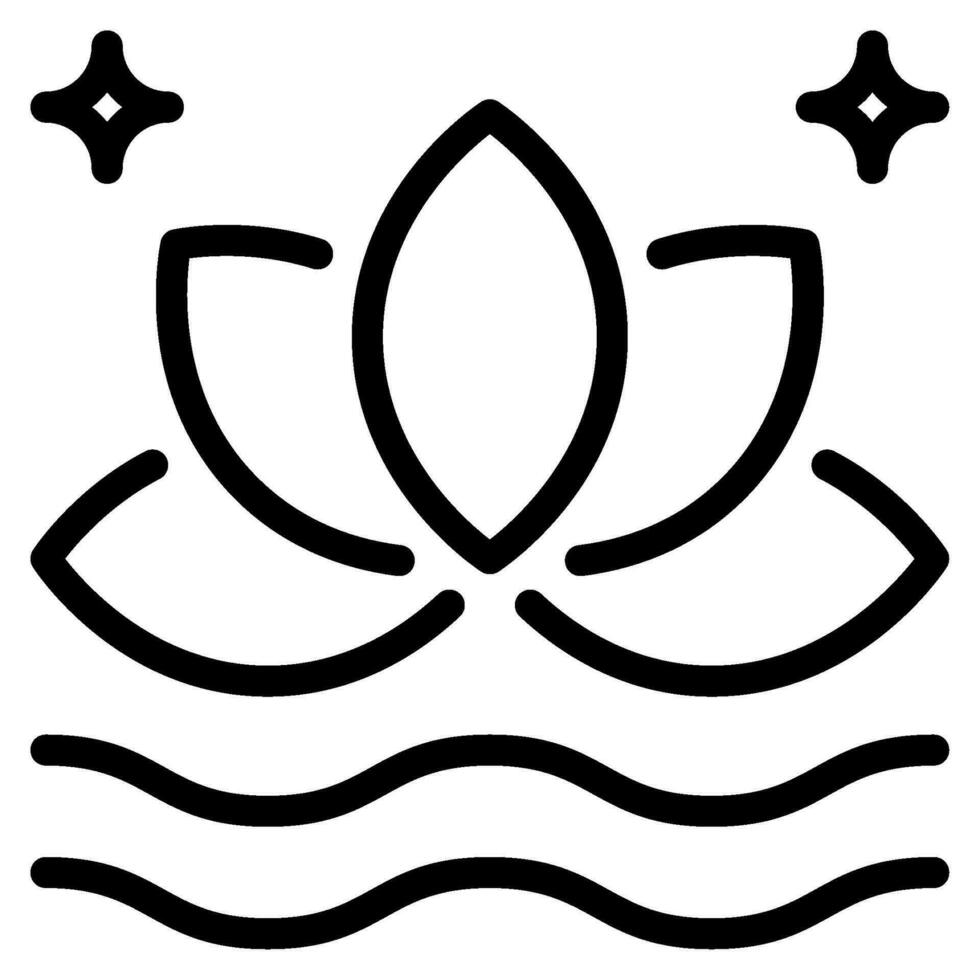 Relaxation Techniques Icon Illustration, for uiux, infographic, etc vector