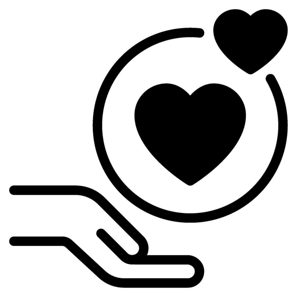 Self Compassion Icon Illustration, for uiux, infographic, etc vector