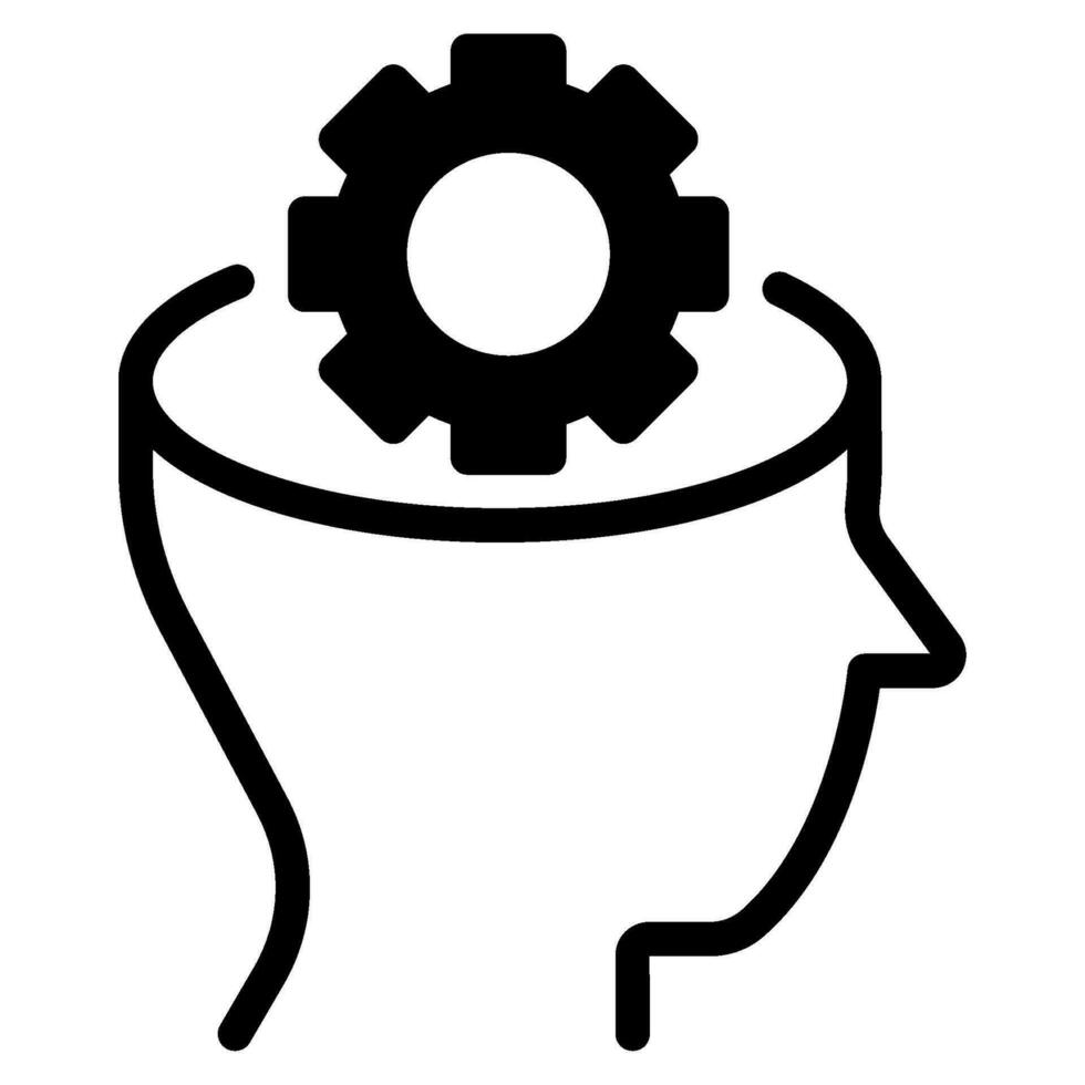 Anxiety Management Icon Illustration, for uiux, infographic, etc vector