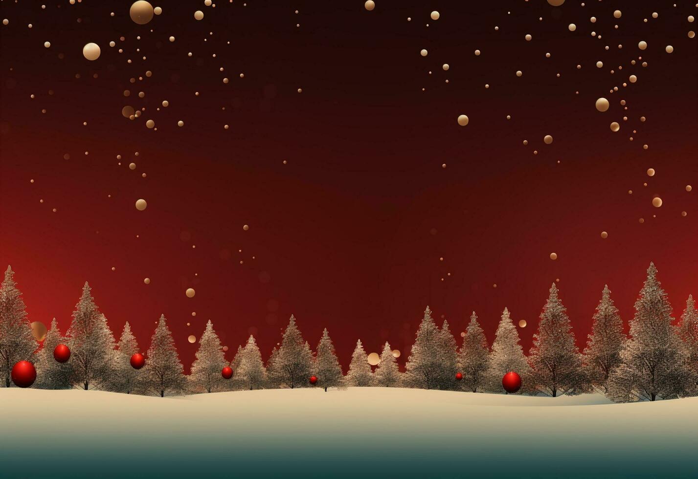 Ai generative Christmas background with negative space realistic image ultra hd high design very detailed photo