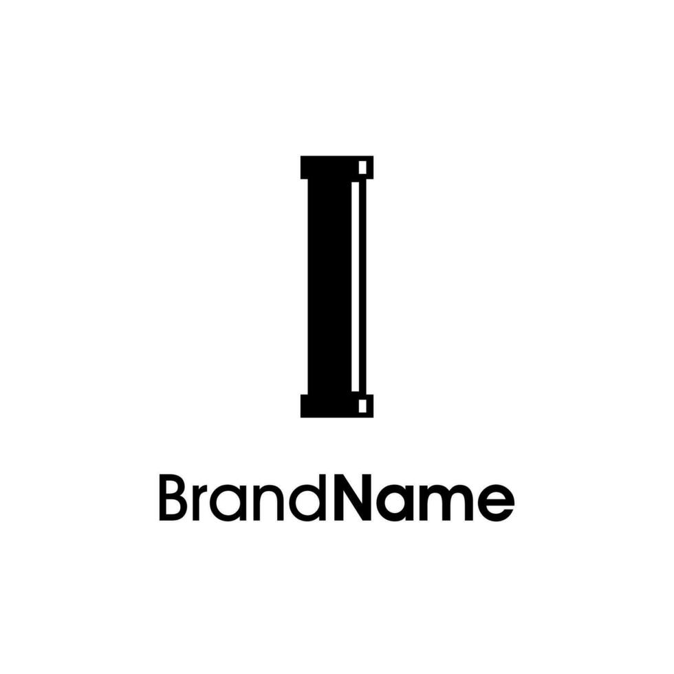 Modern Initial I Plumbing Logo vector