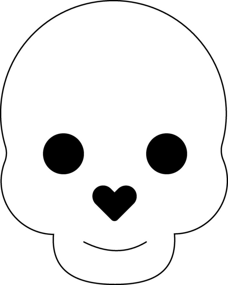 Outline Halloween clipart for the Halloween Party vector