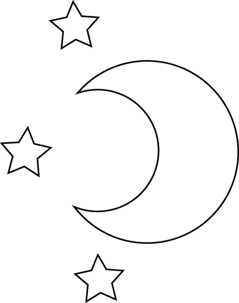 Outline Halloween clipart for the Halloween Party vector