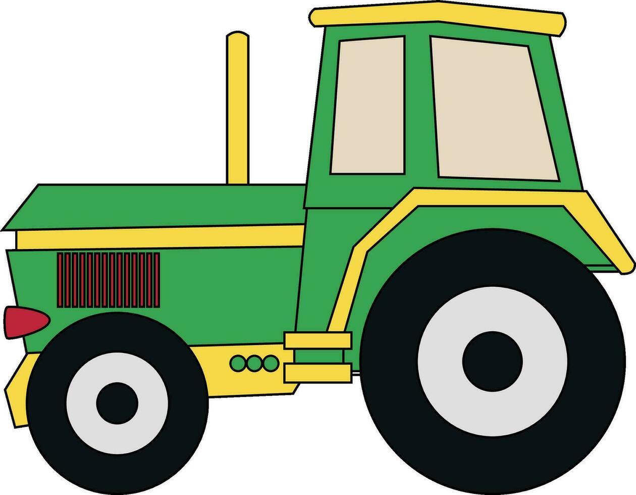 Farming clipart. tractor vector