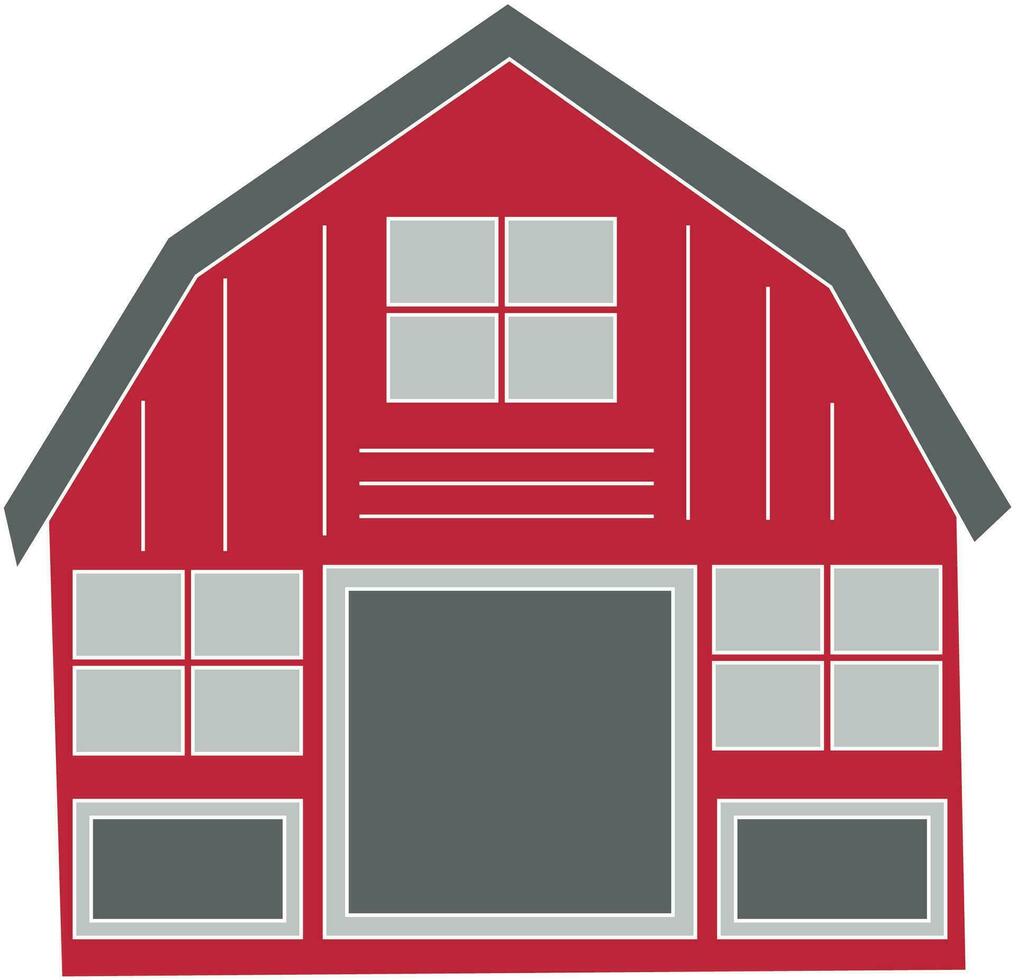 Farming clipart. barn vector