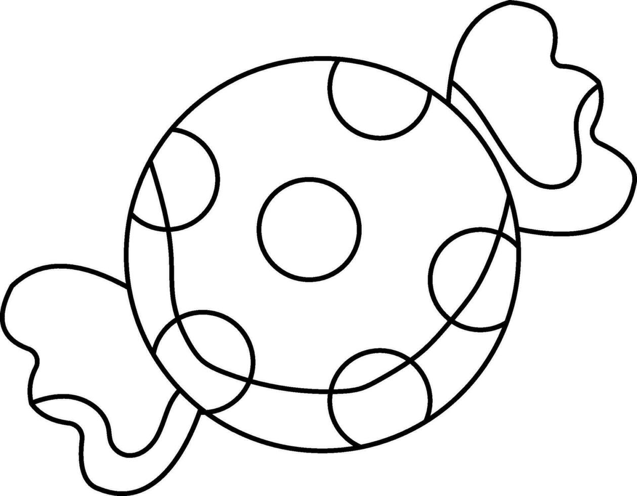 Outline Halloween clipart for the Halloween Party vector