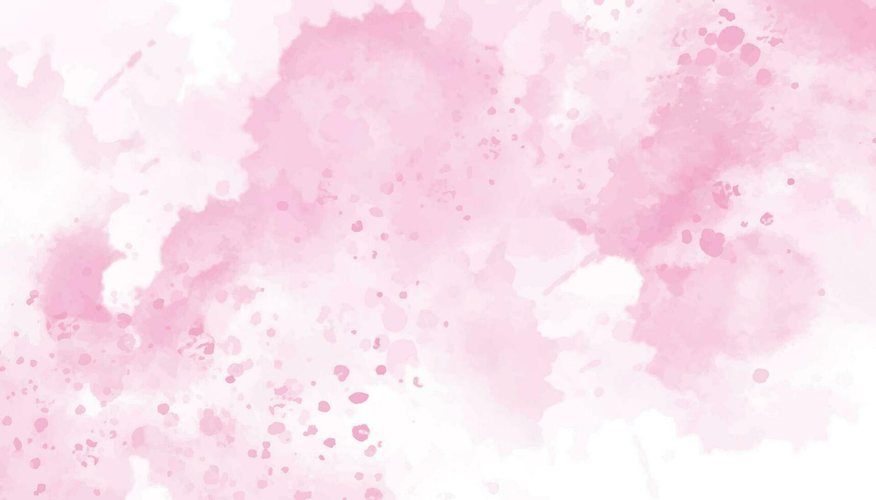 Pink pastel watercolor background for your design, watercolor lantern concept, vector. Paint splash texture vector