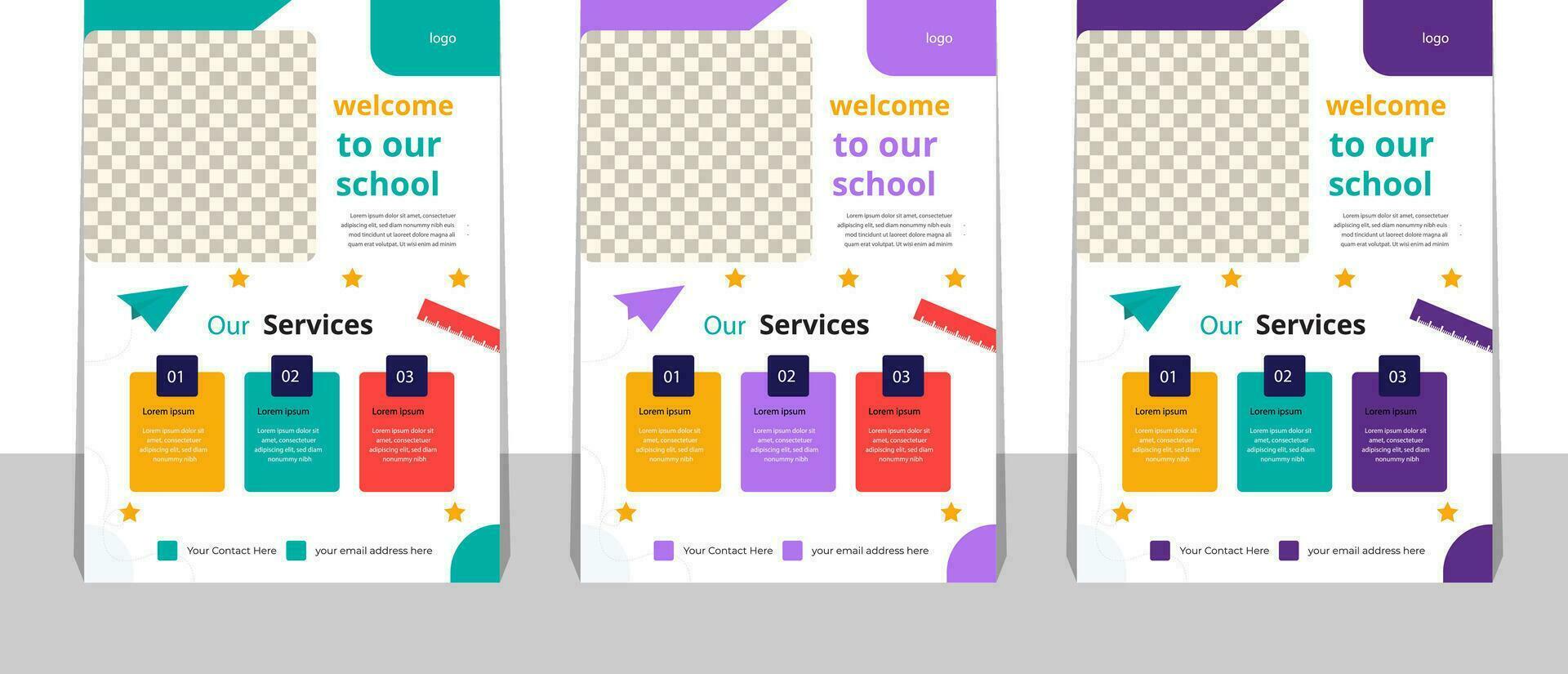 Modern Business Flyer Template Pro Vector