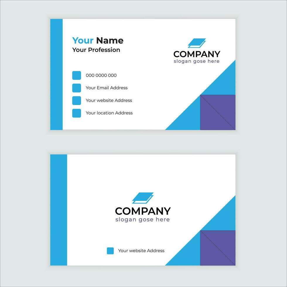 Creative Business Card Template Pro Vector