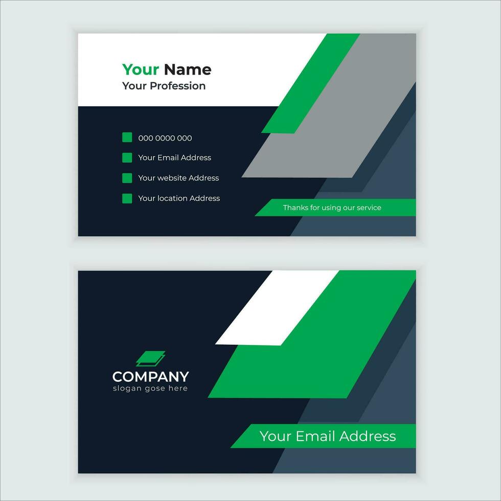 Creative Business Card Template Pro Vector