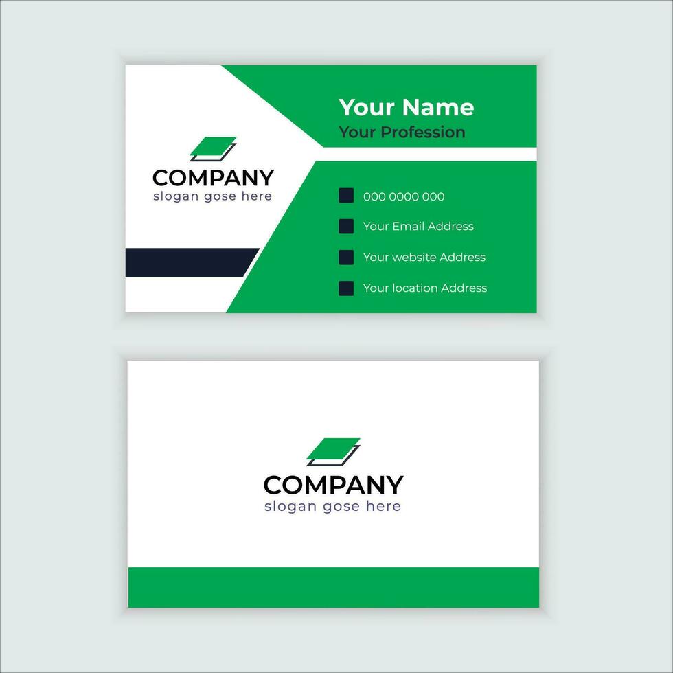Creative Business Card Template Free Vector