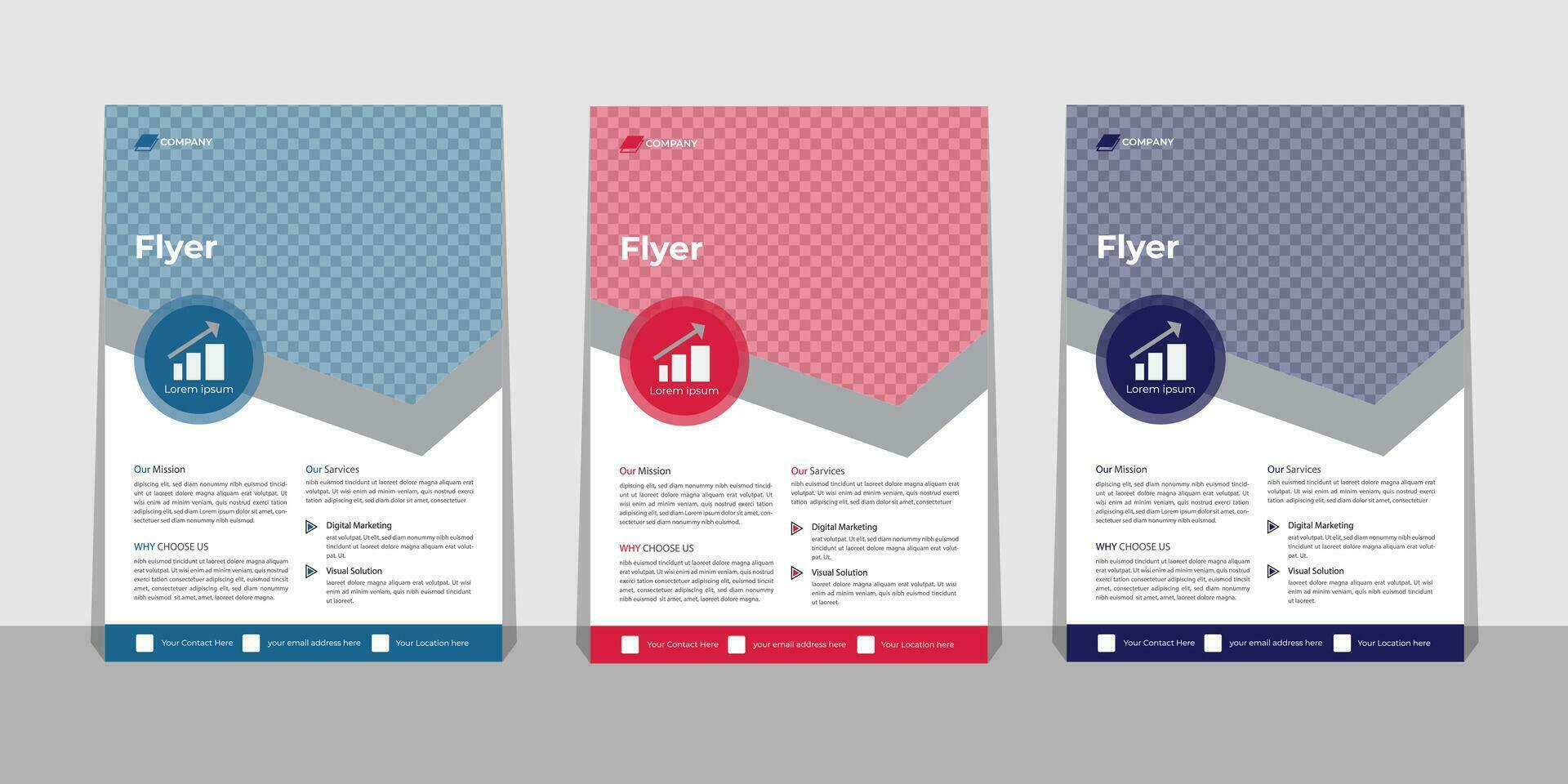 Modern Business Flyer Template Free Vector