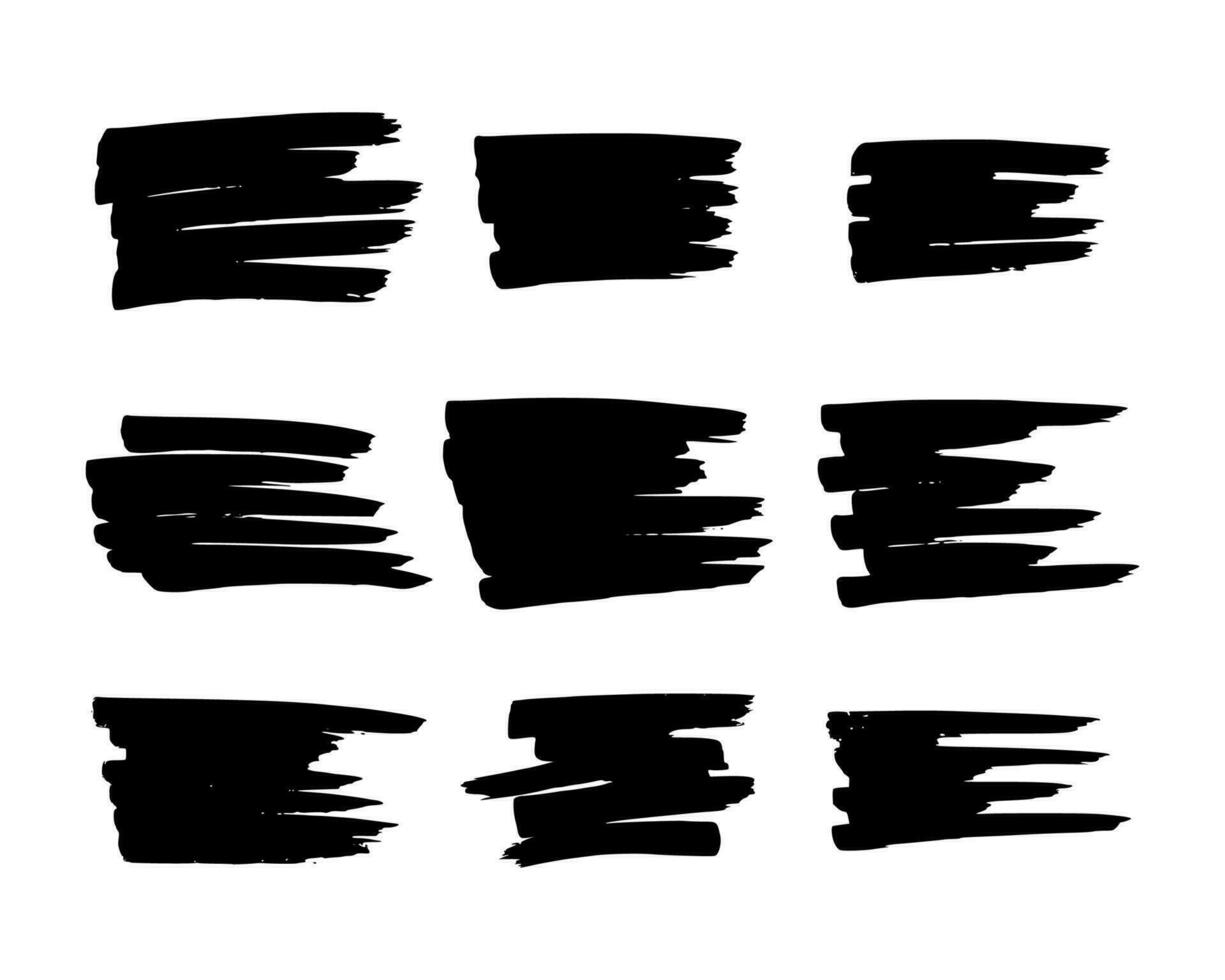 Scribble with a black marker vector