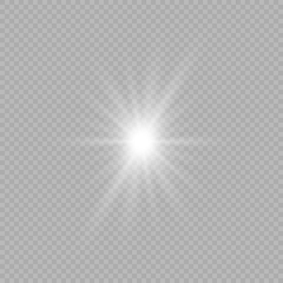 Light effect of lens flares vector