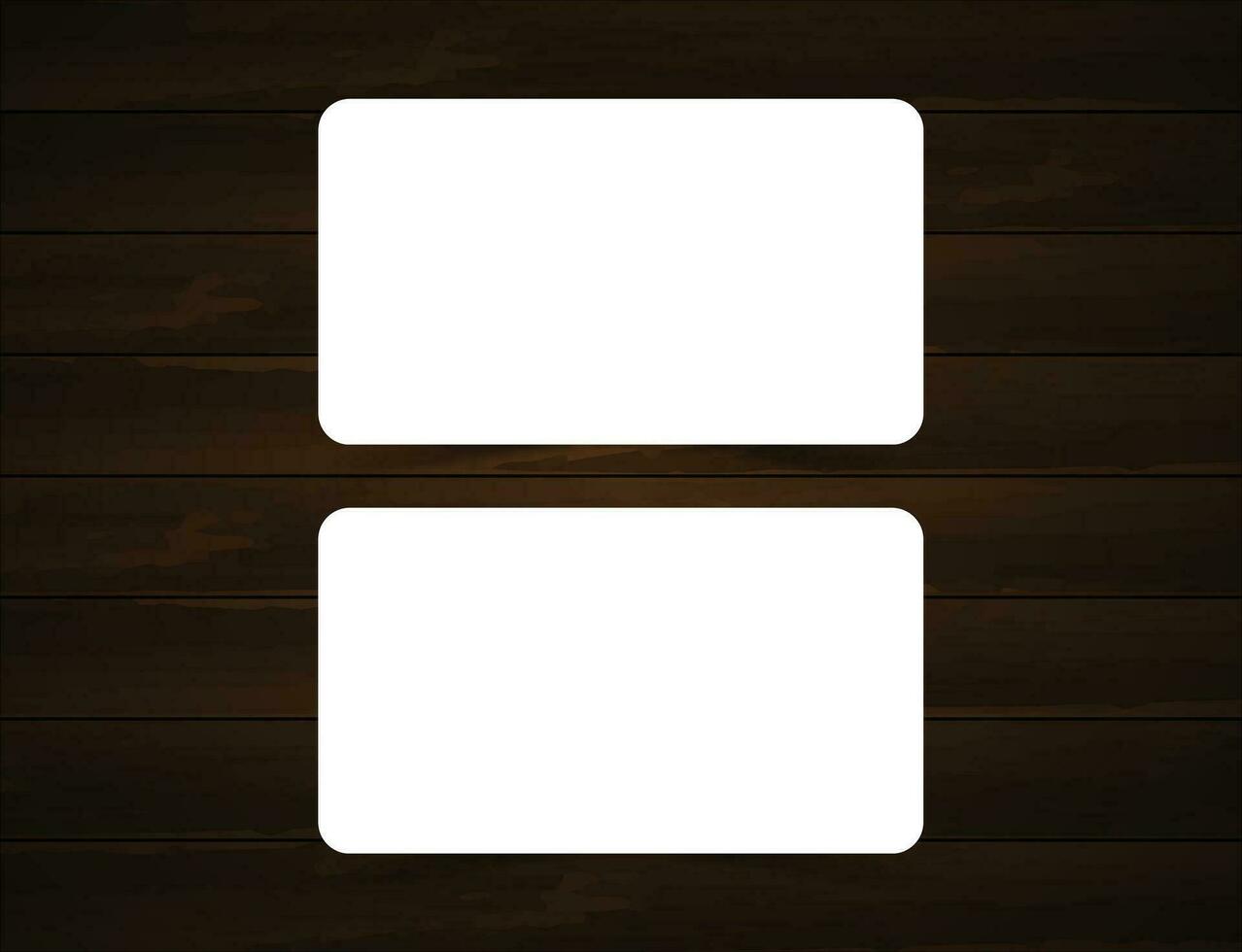 Business card mockup design vector