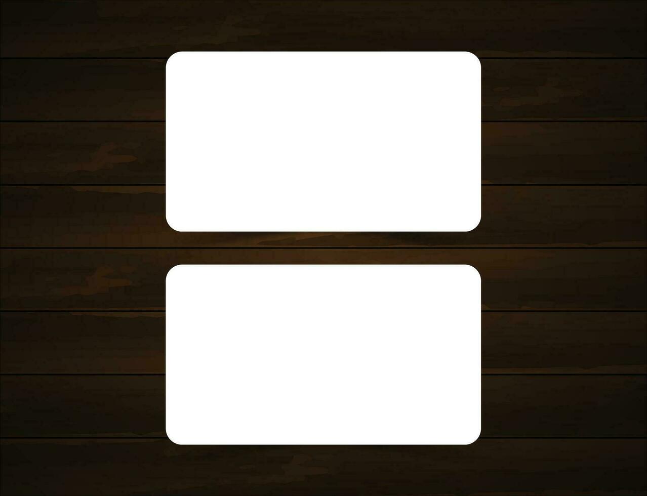 Business card mockup design vector