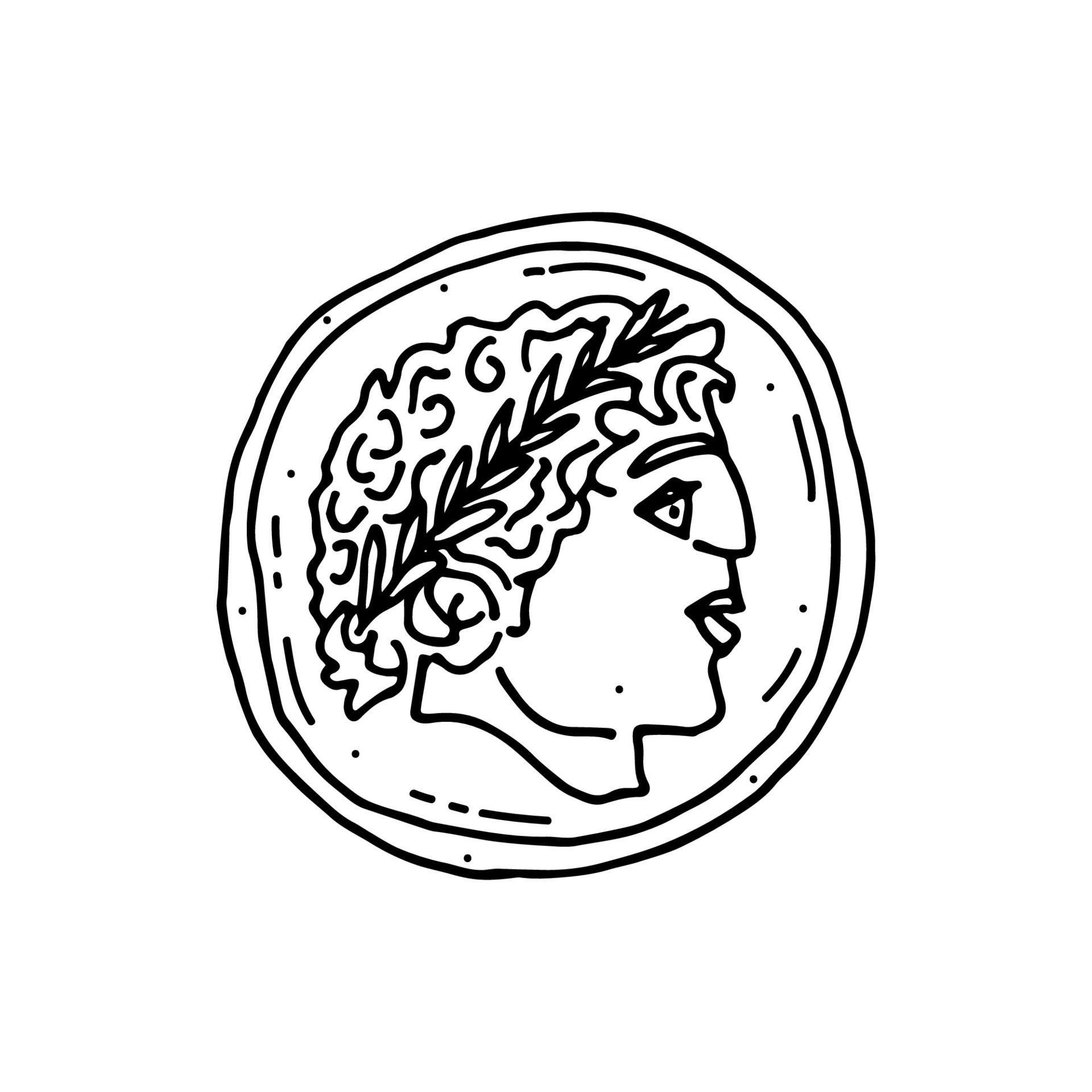 Ancient Greek Coin With The Profile Of A Greek Man Wearing A Laurel a-2-000-year-old-gold-greek-stater-just-fetched-6-million-at-auction