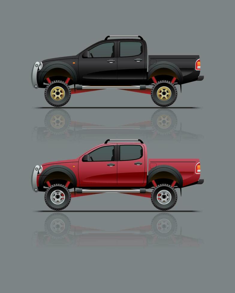 Off Road Pickup Truck vector