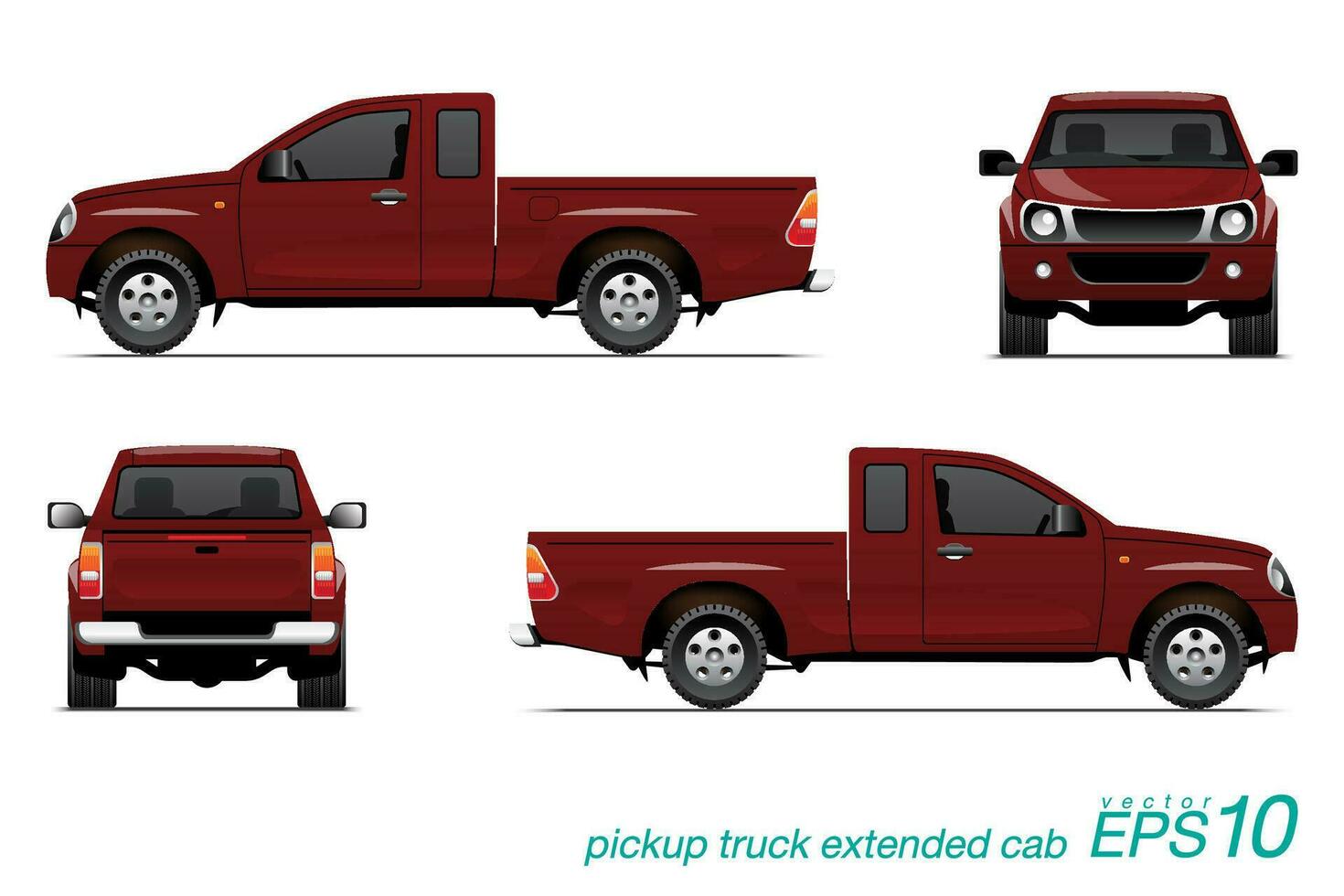 Red Pickup Truck Template 29311944 Vector Art At Vecteezy red-pickup-truck-template-29311944-vector-art-at-vecteezy