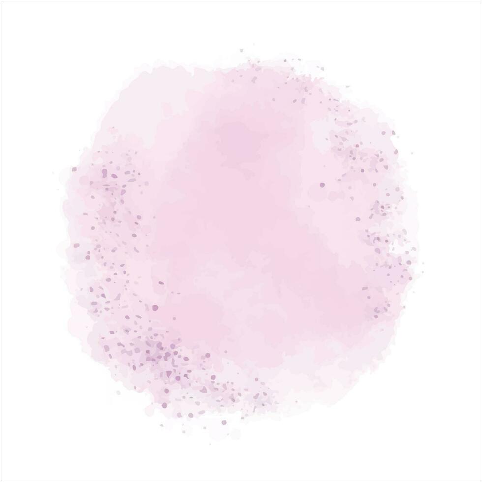 watercolor circle element vector