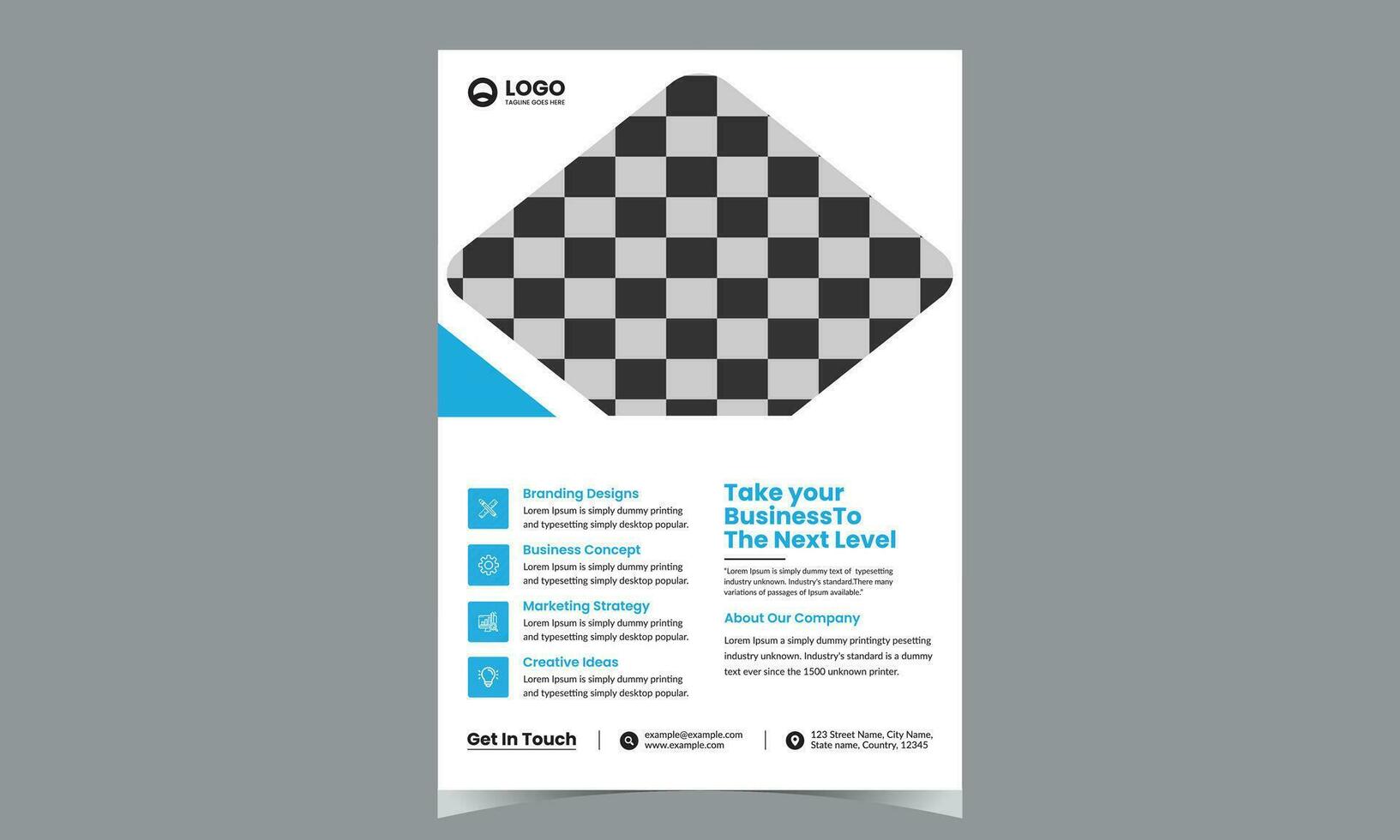 colección de moderno diseño póster volantes folleto cubrir diseño modelo con circulo gráfico elementos y espacio para foto antecedentes vector