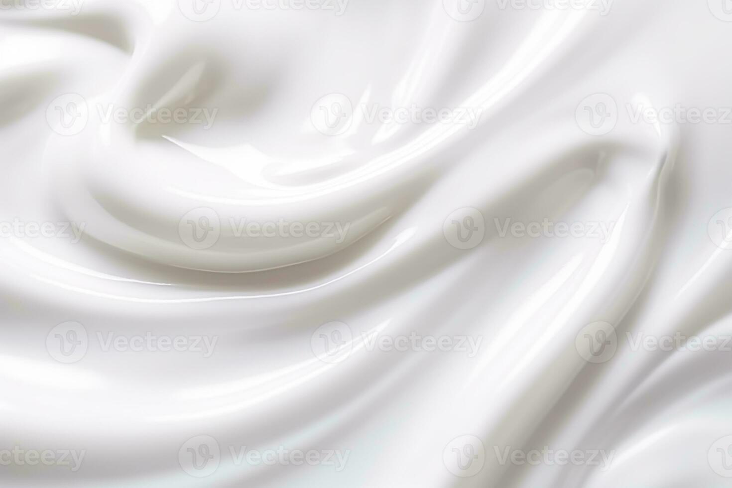 Skincare, cosmetics and beauty product, pure white cream lotion texture as abstract background, generative ai photo