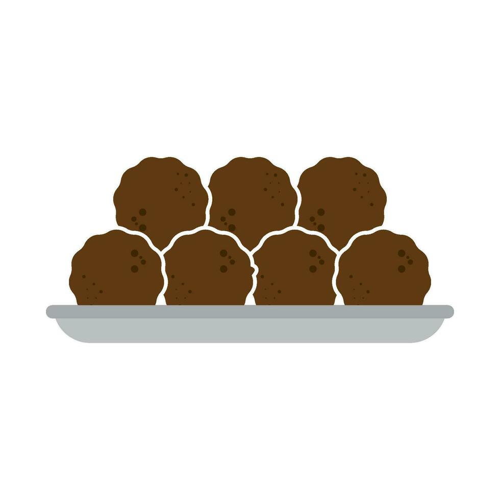 meatball icon vector