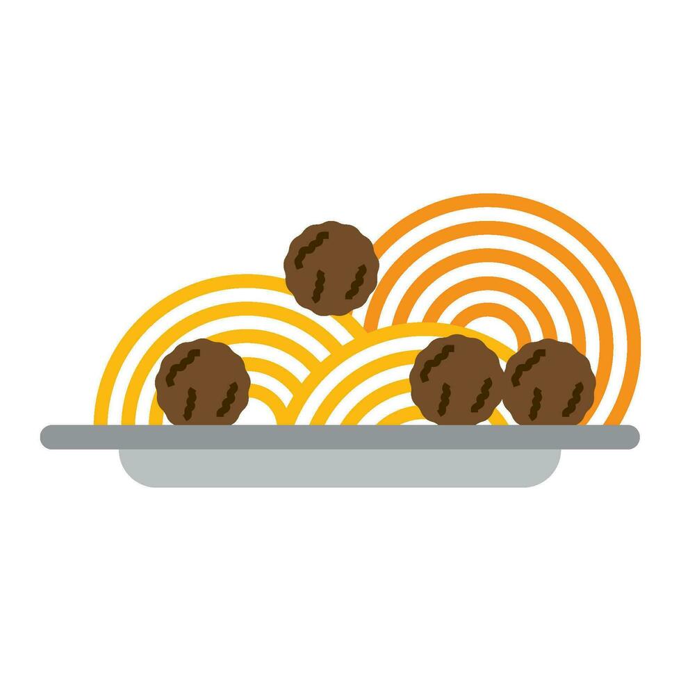 meatball icon vector