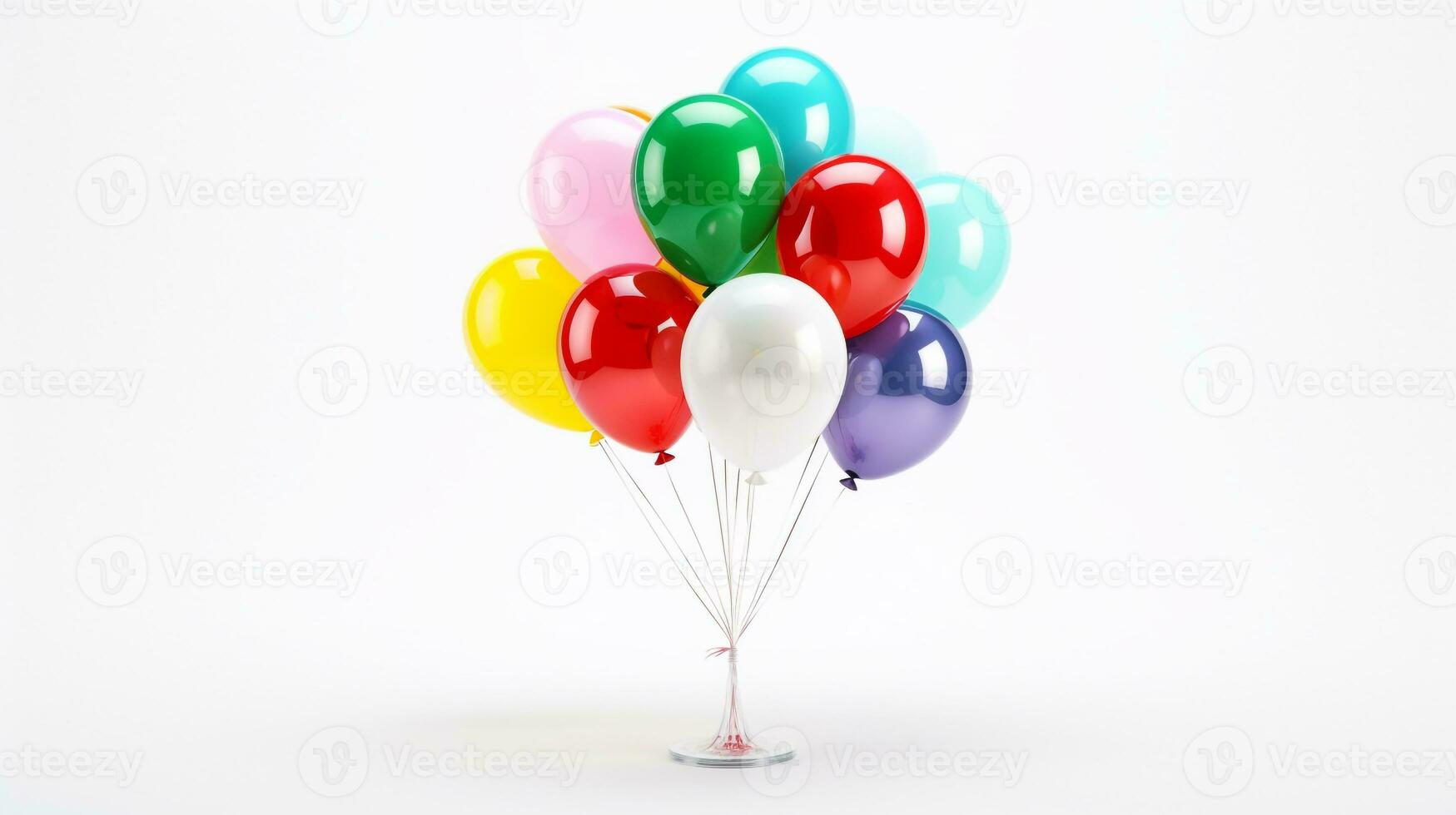 Displaying a 3D miniature Special Shape Balloon. Generative AI photo