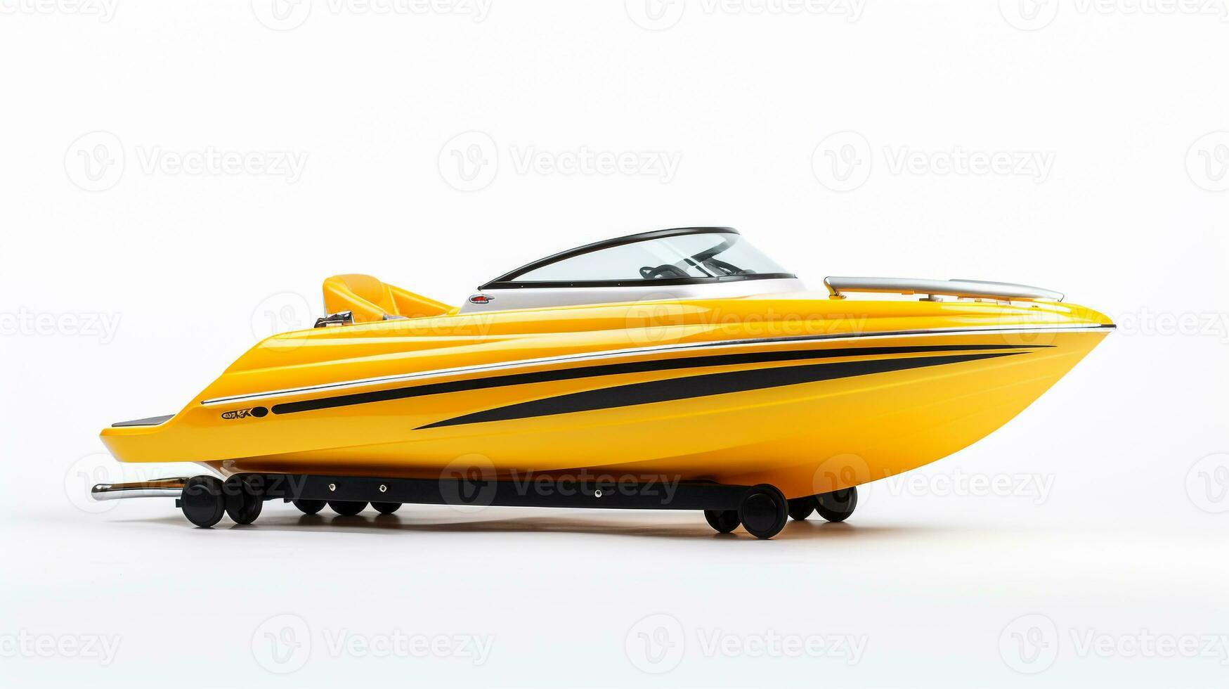 Displaying a 3D miniature Speedboat. Generative AI 29313095 Stock Photo ...