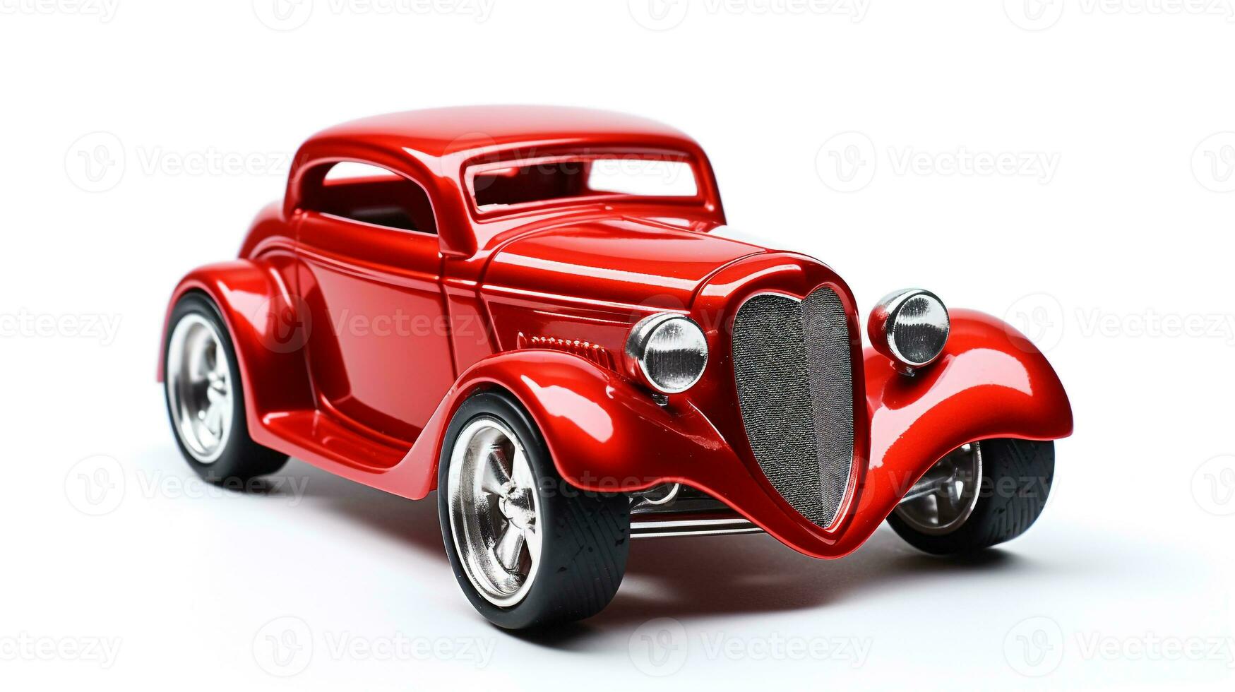 Displaying a 3D miniature Coupe Car. Generative AI photo