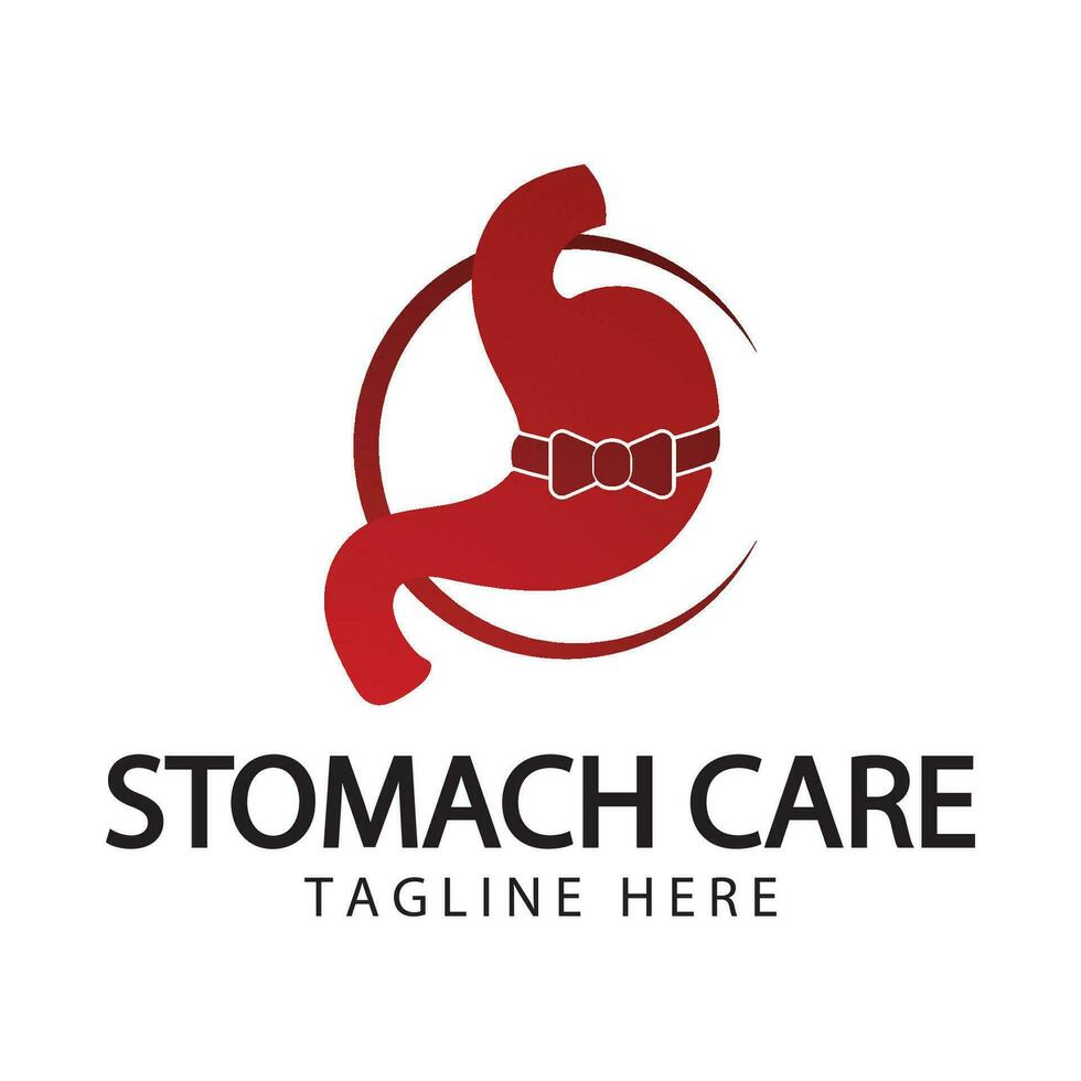 stomach care icon designs vector