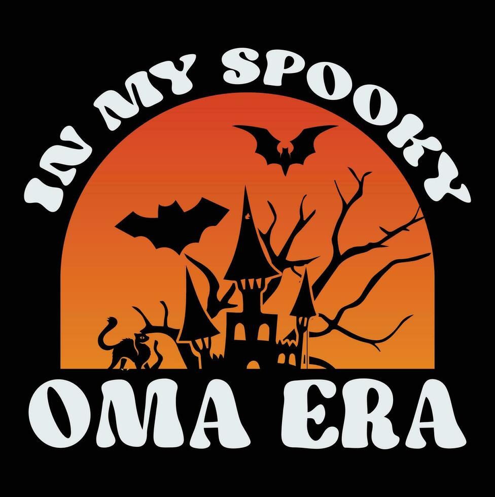 Halloween t-shirt design vector