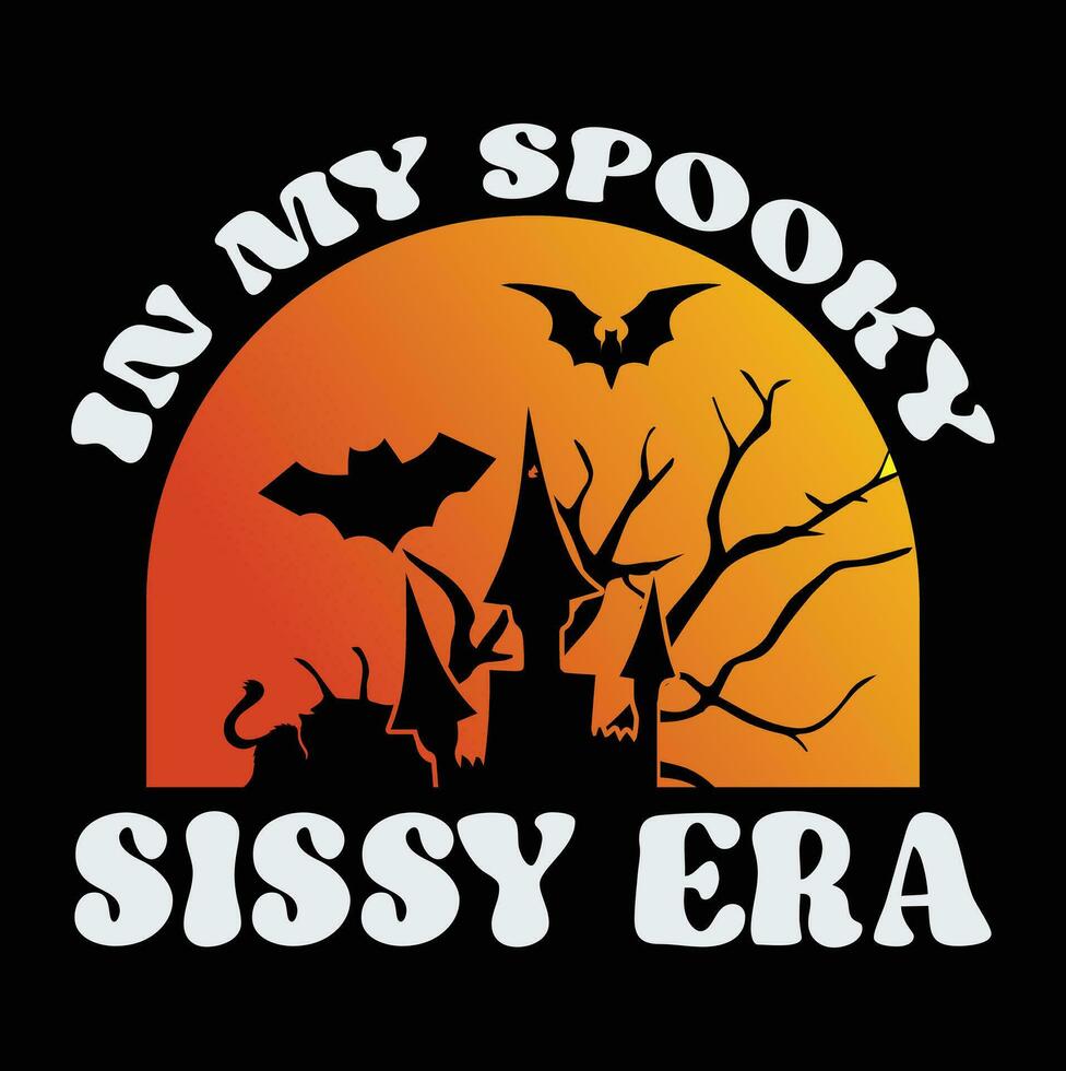 Halloween t-shirt design vector