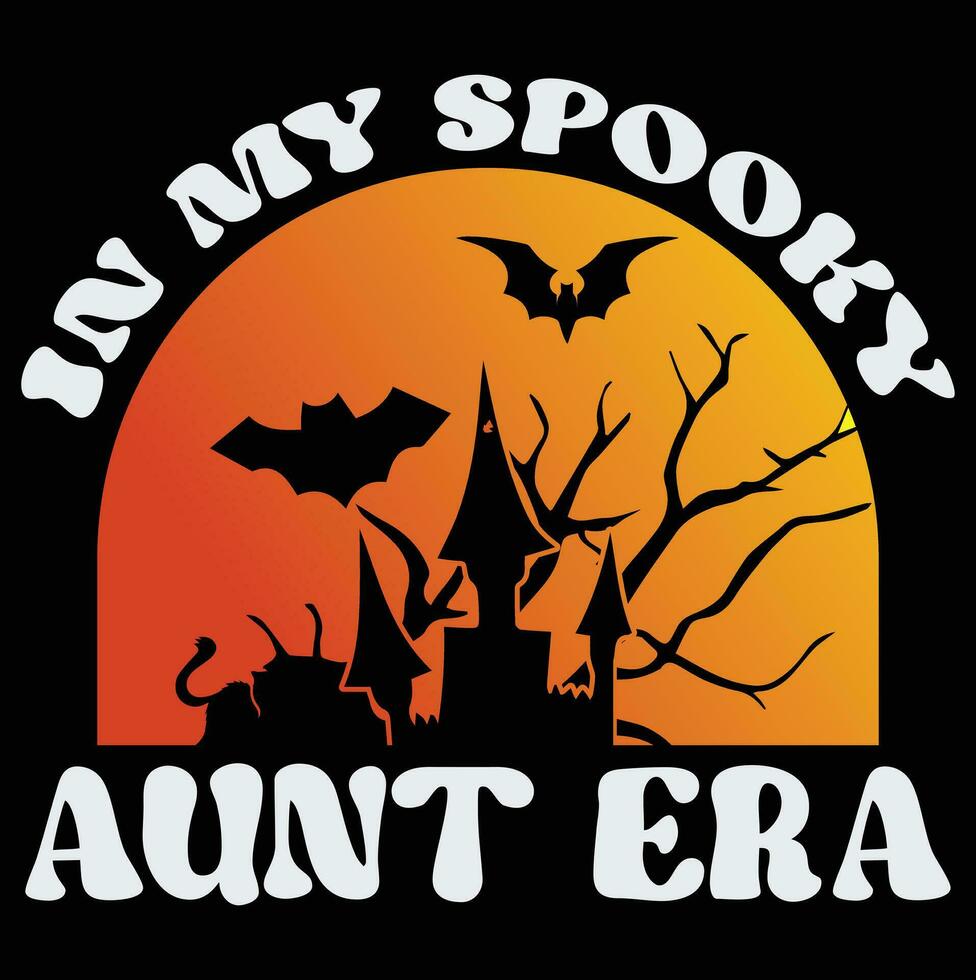 Halloween t-shirt design vector