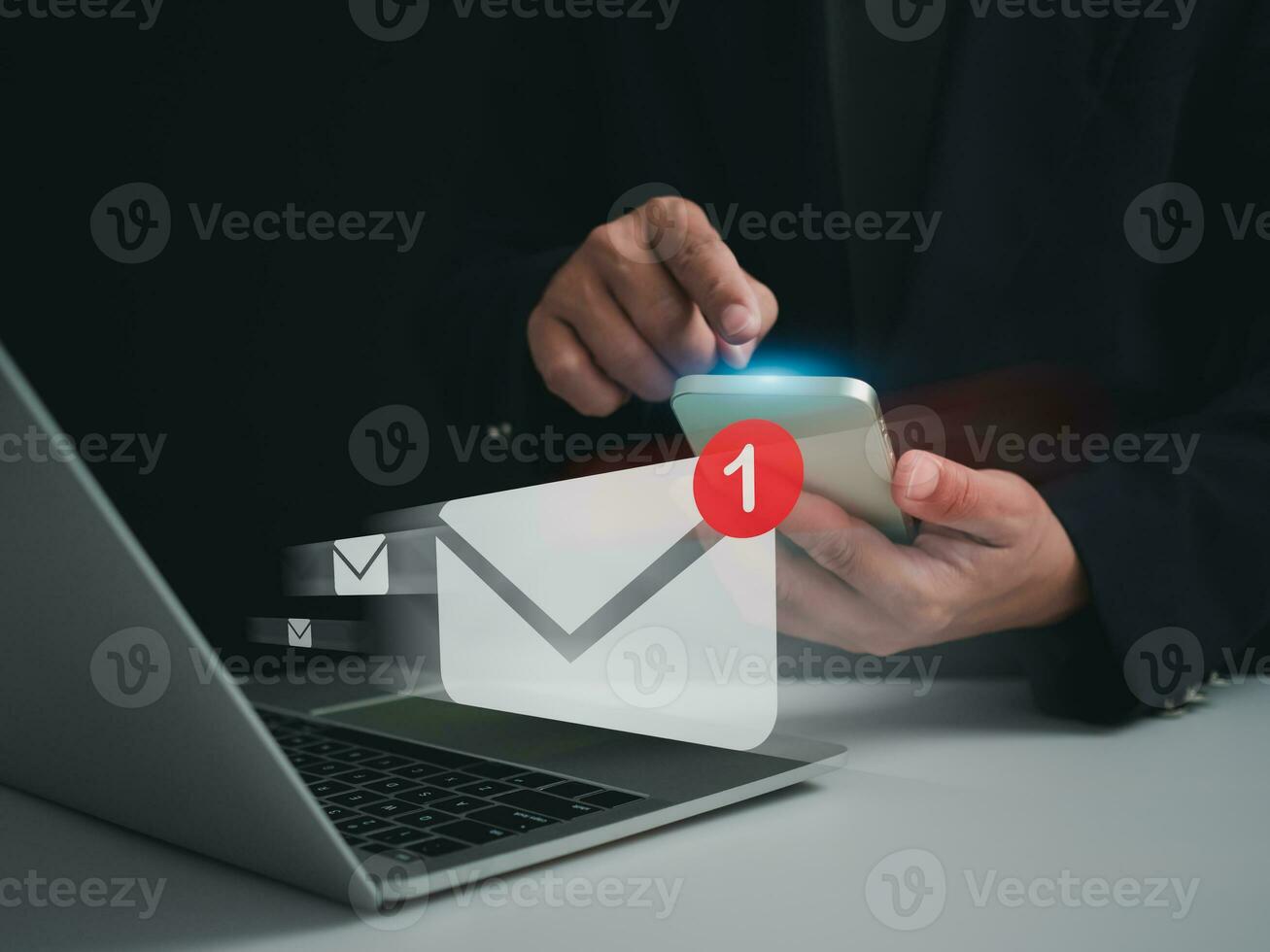 how can i receive message on my email