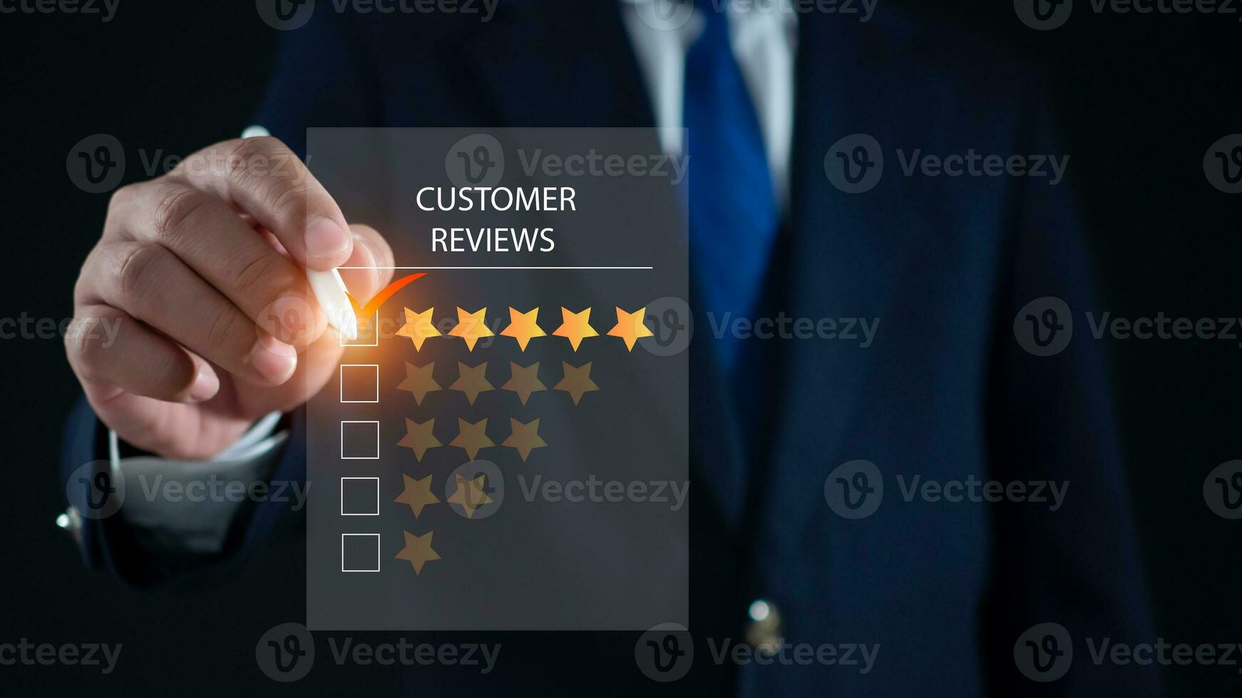 Customer Satisfaction Survey concept, service experience rating online application, customer evaluation product service quality, satisfaction feedback review, very good quality most. photo