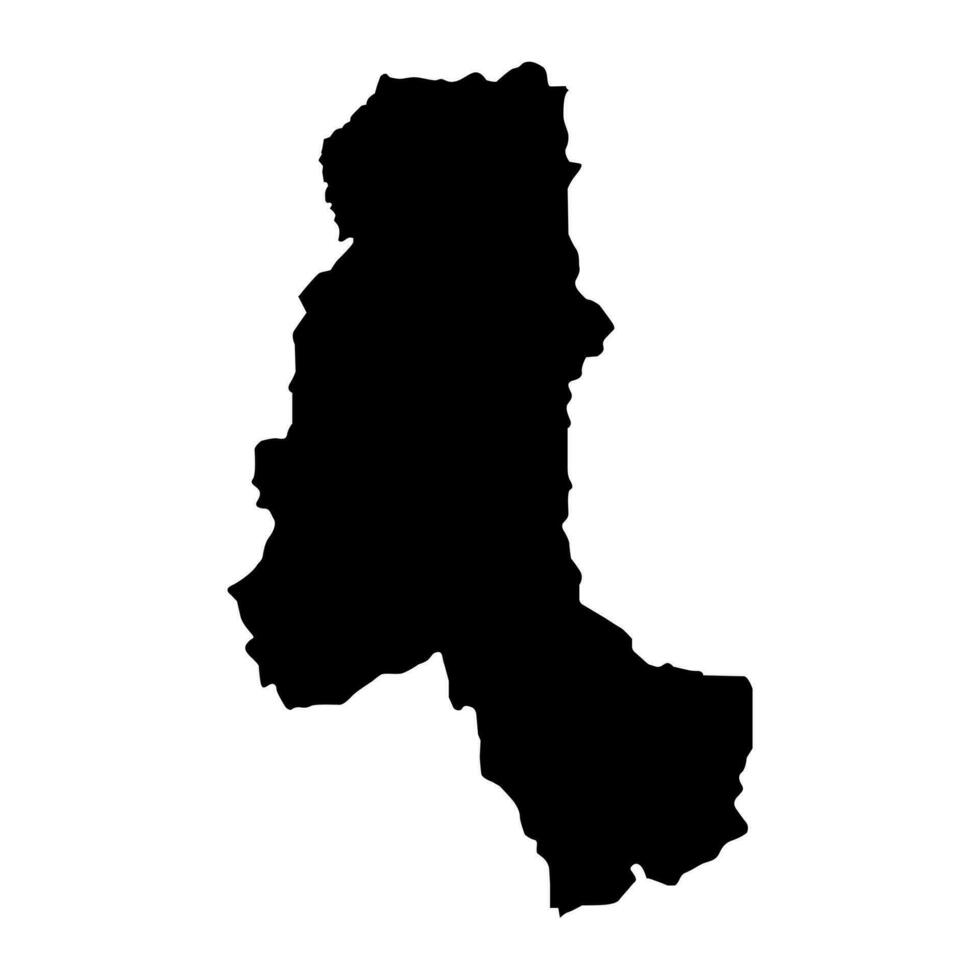 Takhar province map, administrative division of Afghanistan. vector