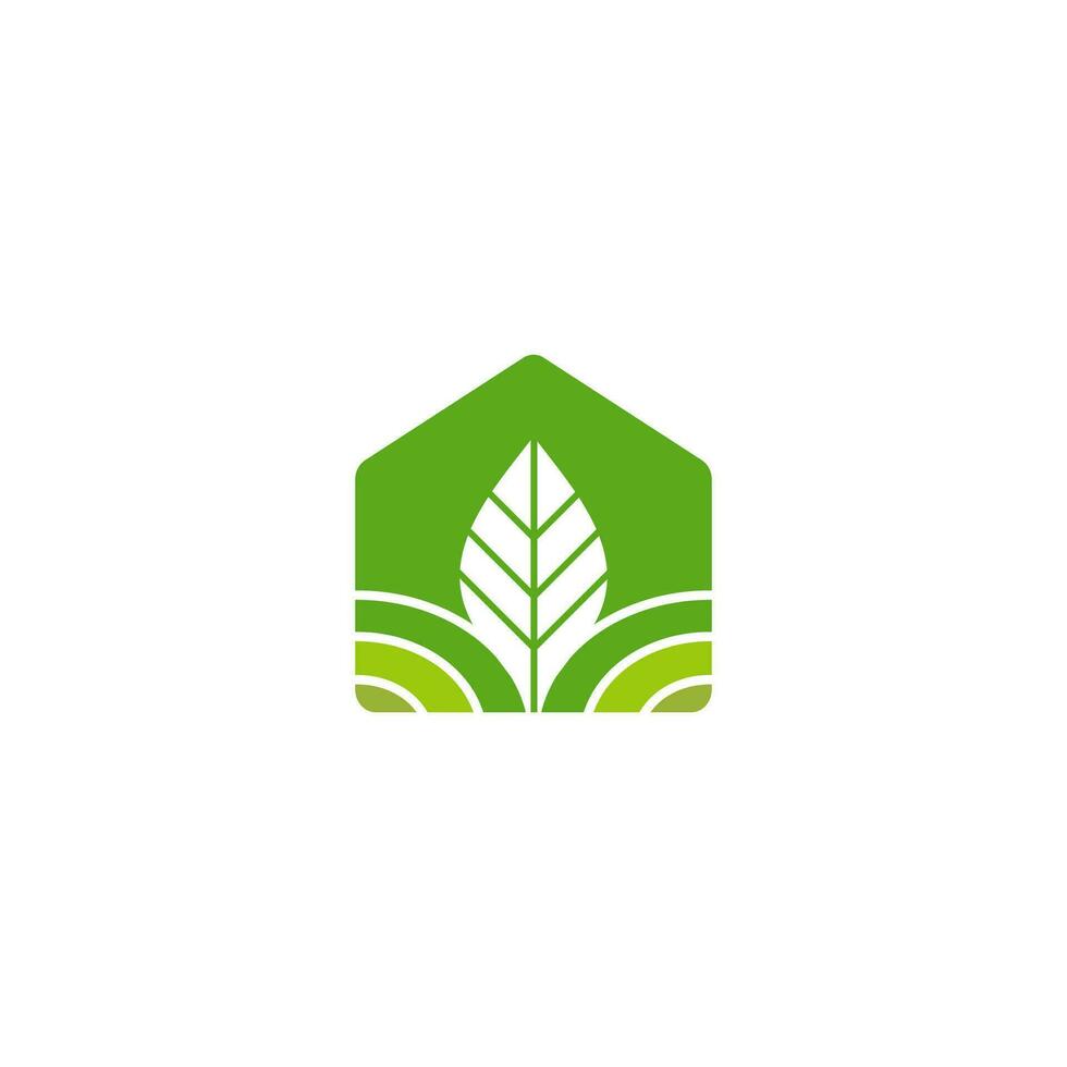 Landscaping modern logo vector