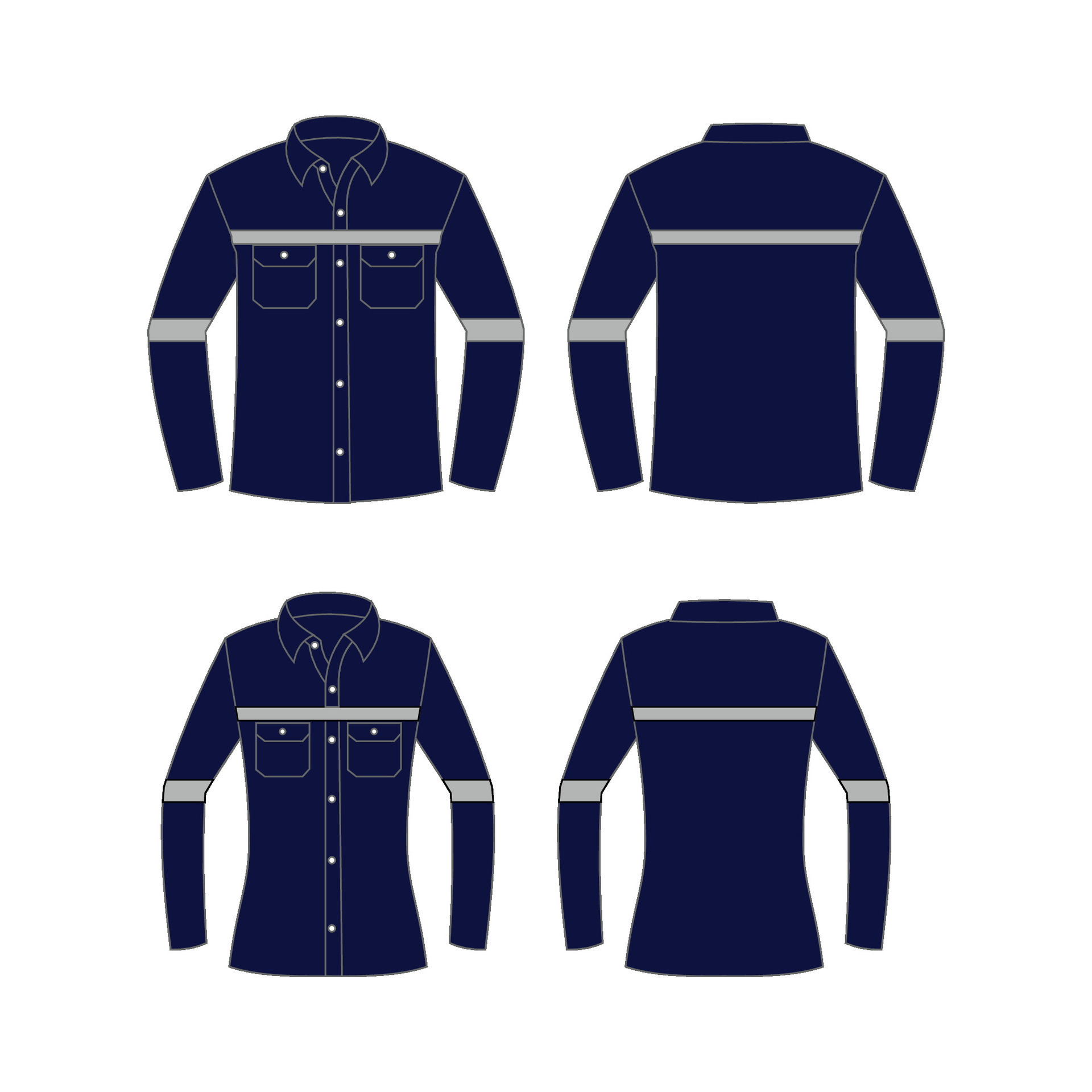 office uniform mockup vector design 29317577 Vector Art at Vecteezy